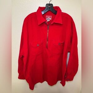 Vintage 90s Marlboro Unlimited Corduroy 1/4 Zip Pullover Shirt